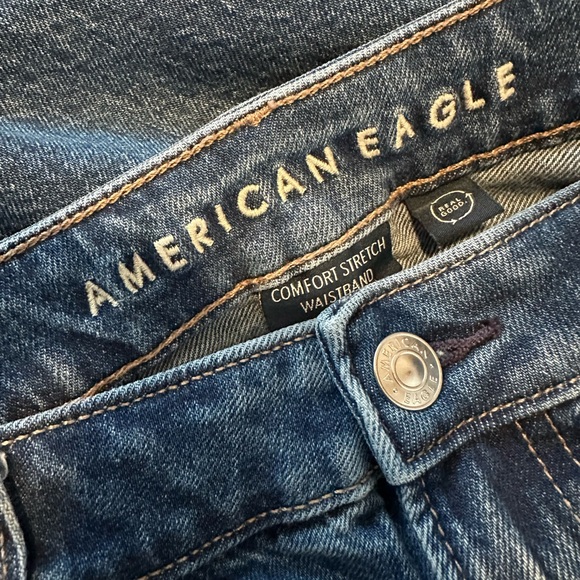 American Eagle Outfitters Blue Wide Leg Jeans - Picture 2 of 9